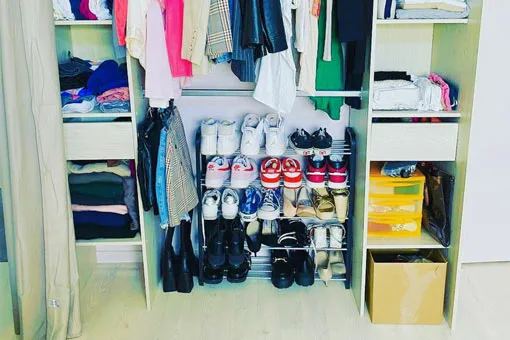 Dressing organisé après coaching rangement