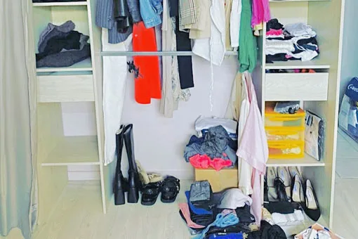 Dressing encombré avant coaching rangement
