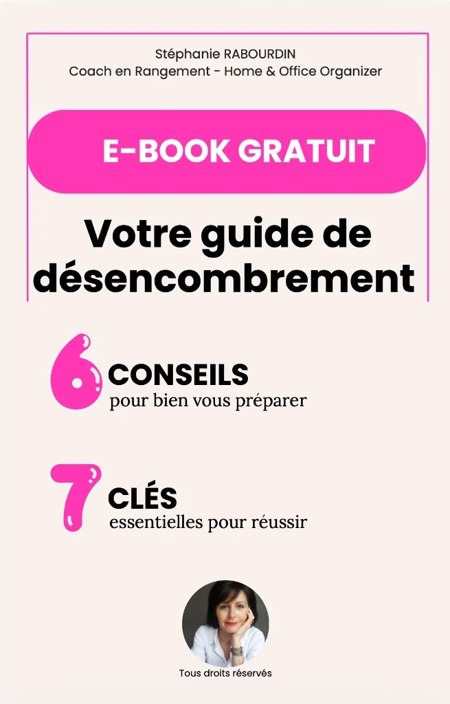 Couverture de l'E-BOOK gratuit : votre guide de désencombrement